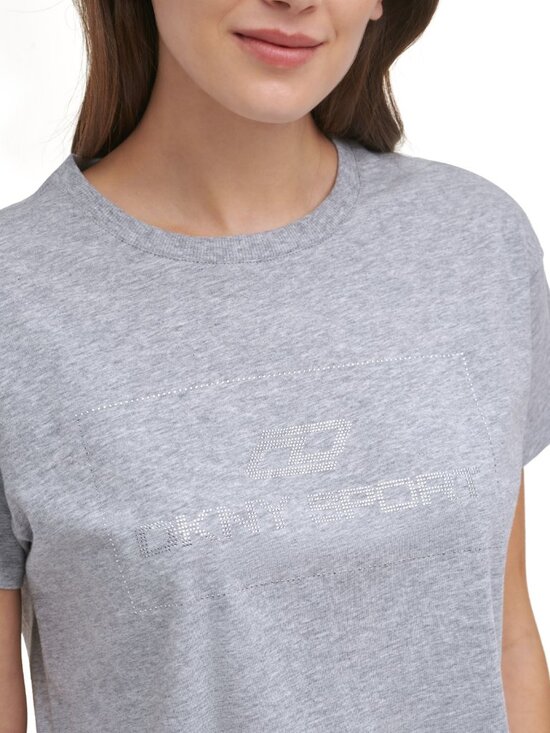 Dkny Tops - DKNY Womens Sport Cotton Embellished Logo T-Shirt